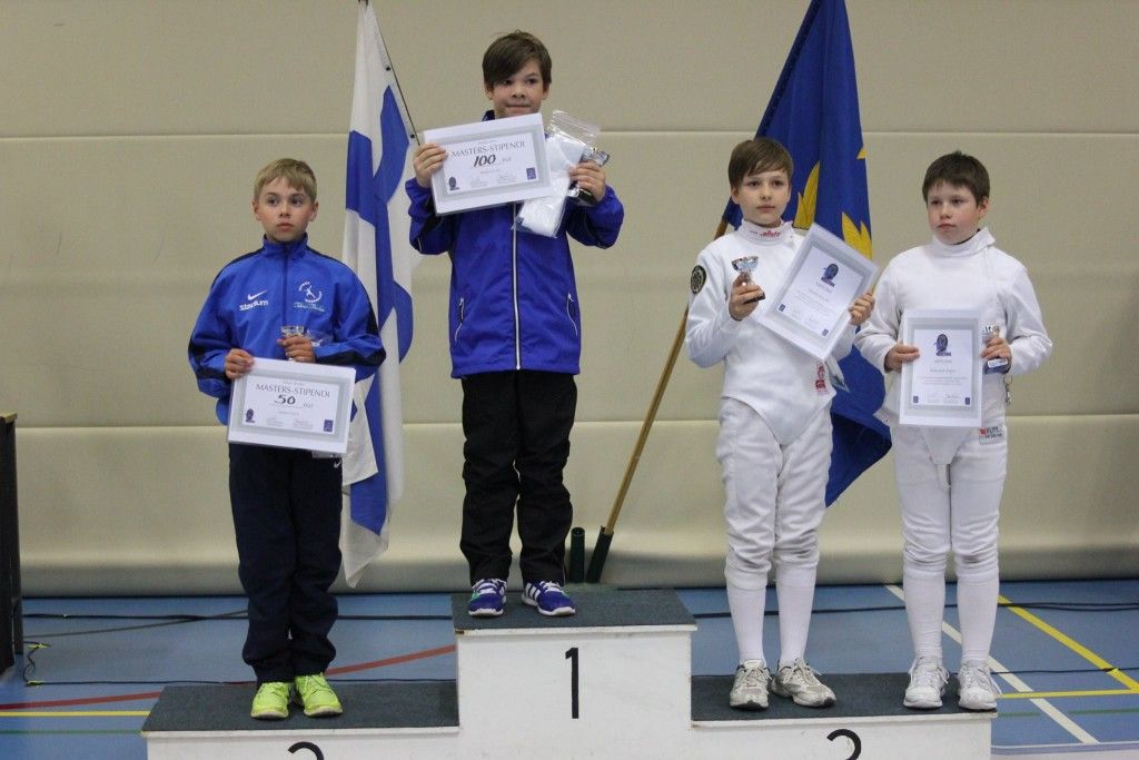 Aleksandr Popov paremalt esimene. Foto: Fencing Finland/FB
