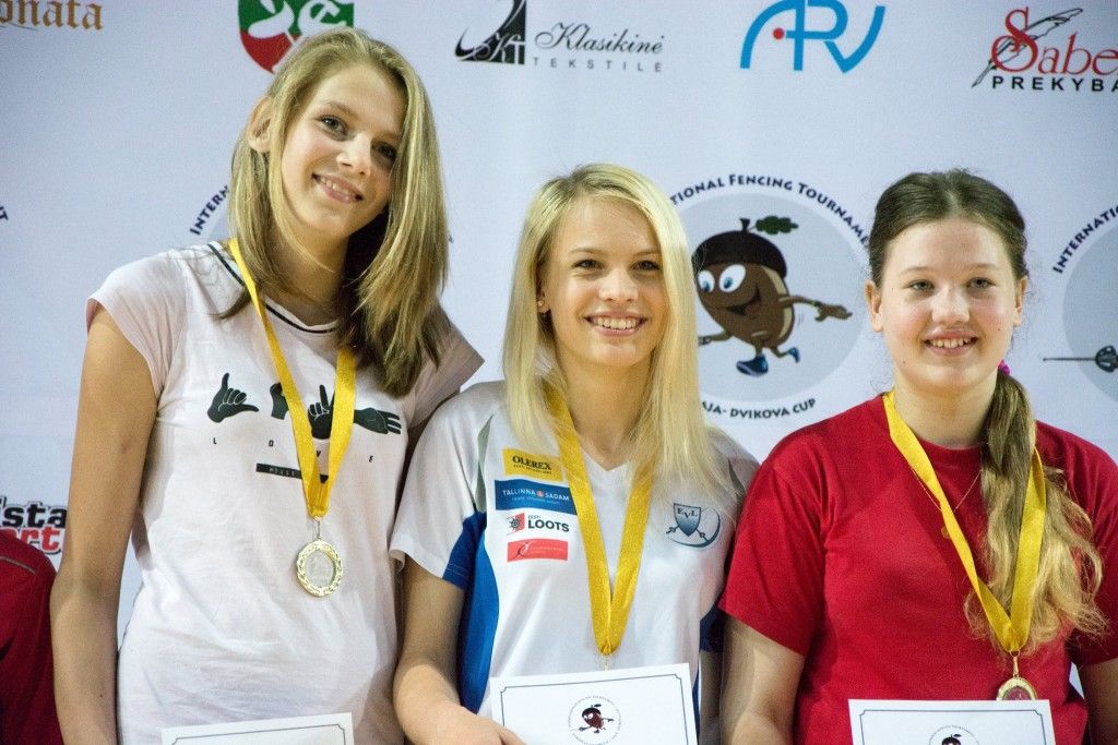 Tartu Kalev: Carolina Goidin, Anastassia Pogorelova, Elisabeth Ostrovski. Foto: Maarja Linnamägi