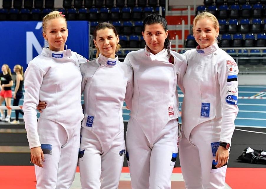 Eesti: Erika Kirpu, Irina Embrich, Julia Beljajeva, Kristina Kuusk. Foto: Augusto Bizzi